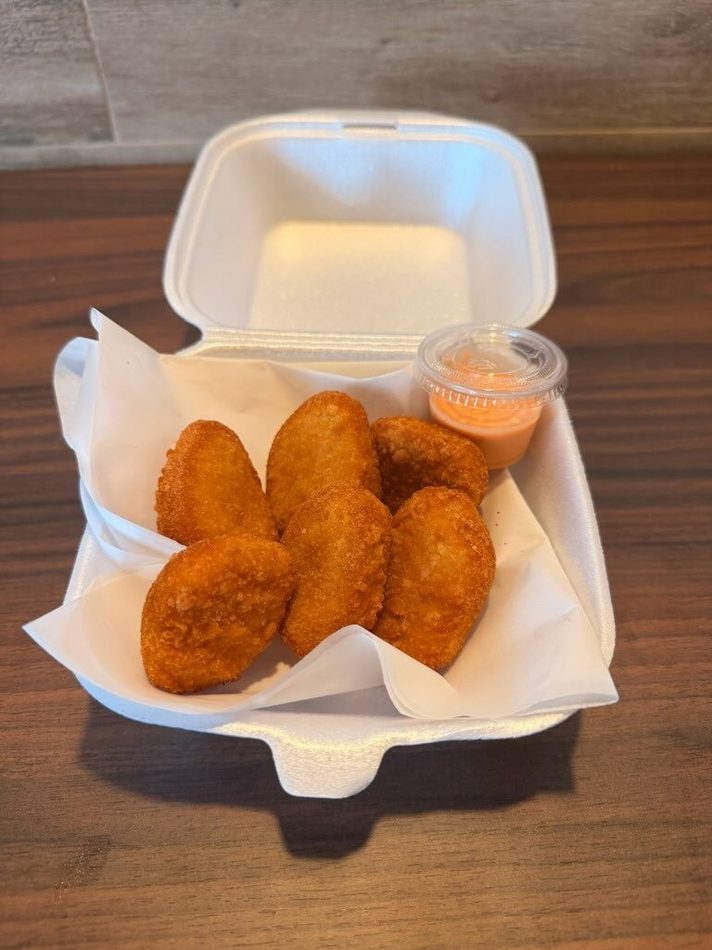 Golden chicken nuggets